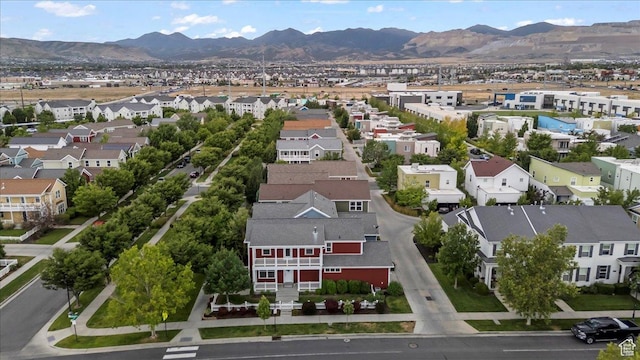 4988 W Currant Dr, South Jordan, UT 84009 - aerial perspective of suburban area with a mountainous background
