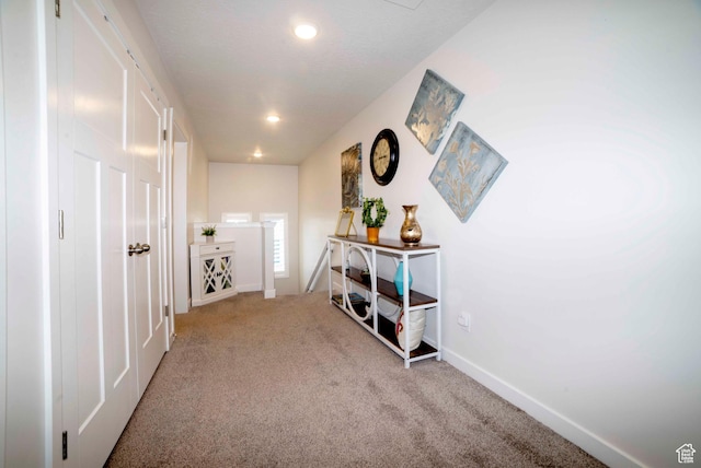 6122 W Lake Ave S, South Jordan, UT 84009 - corridor featuring carpet floors and recessed lighting
