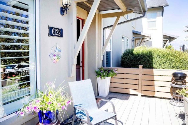 6122 W Lake Ave S, South Jordan, UT 84009 - view of wooden deck