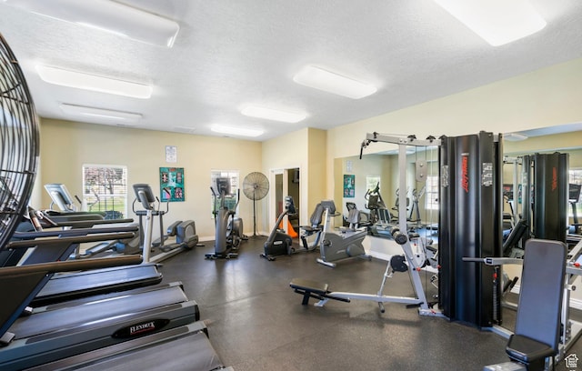 1195 W Dallin Dr Unit 304, Pleasant Grove, UT 84062 - gym featuring a textured ceiling