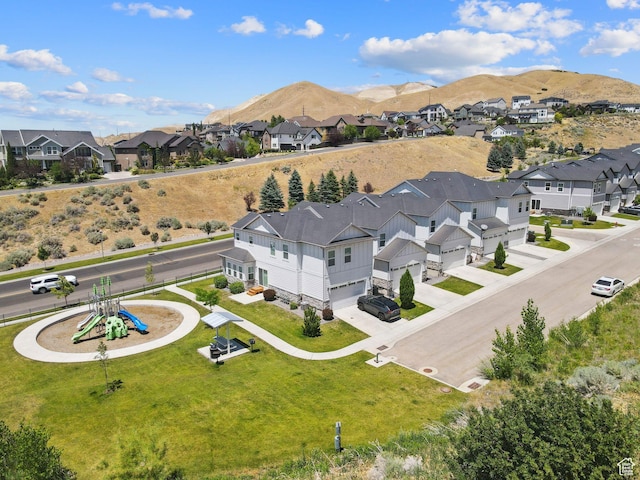 4915 N Marble Fox Way Unit 126, Lehi, UT 84043 - aerial perspective of suburban area with a mountainous background
