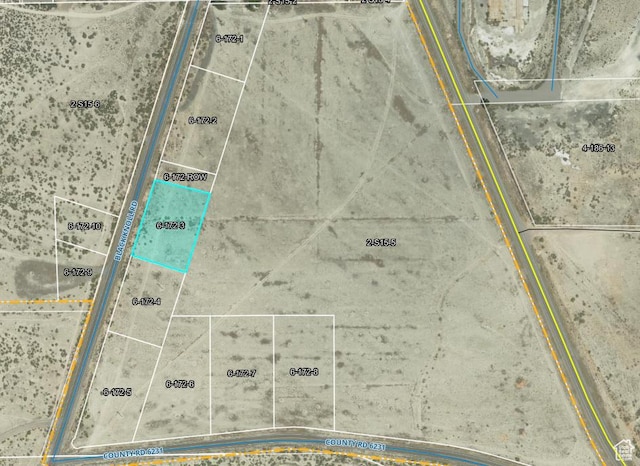 655 S Black Knoll Rd, Sigurd, UT 84657 - map / location with property parcel outlined