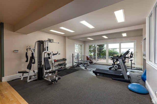 1781 Lorien Dr, Bountiful, UT 84010 - workout area with baseboards