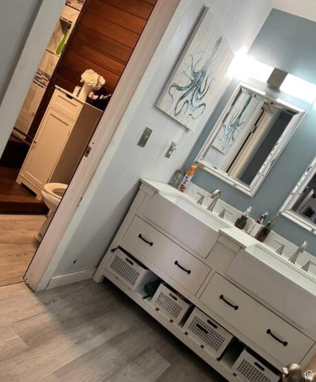 2267 W 4240 S, Taylorsville, UT 84129 - full bathroom featuring wood finished floors and vanity