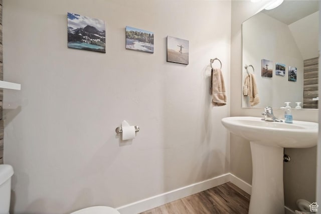 862 W Capraia Ct, Midvale, UT 84047 - bathroom featuring toilet and wood finished floors