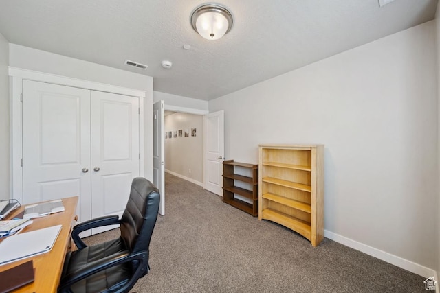 862 W Capraia Ct, Midvale, UT 84047 - office featuring carpet and a textured ceiling