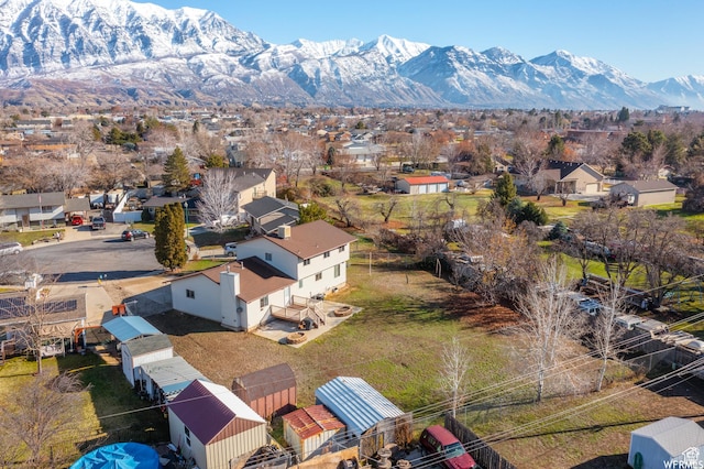 663 N 550 W, Orem, UT 84057 - aerial perspective of suburban area with a mountain backdrop