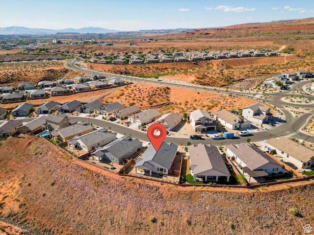974 N Pleasant Valley Ln, Washington, UT 84780 - aerial perspective of suburban area featuring a mountainous background