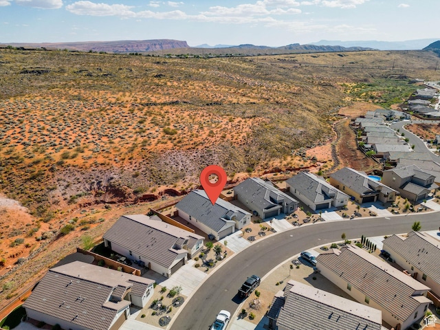 974 N Pleasant Valley Ln, Washington, UT 84780 - aerial view of residential area with a mountainous background