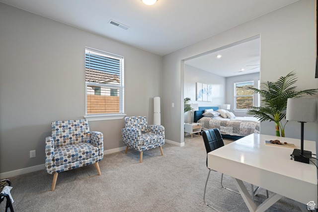 974 N Pleasant Valley Ln, Washington, UT 84780 - office area featuring carpet flooring and baseboards