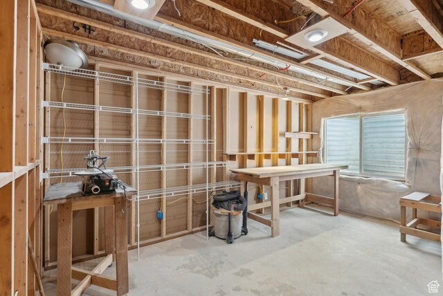 631 S Falkirk Rd, Heber City, UT 84032 - misc room with unfinished concrete floors
