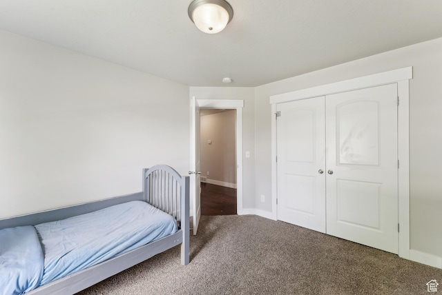 631 S Falkirk Rd, Heber City, UT 84032 - carpeted bedroom with a closet and baseboards
