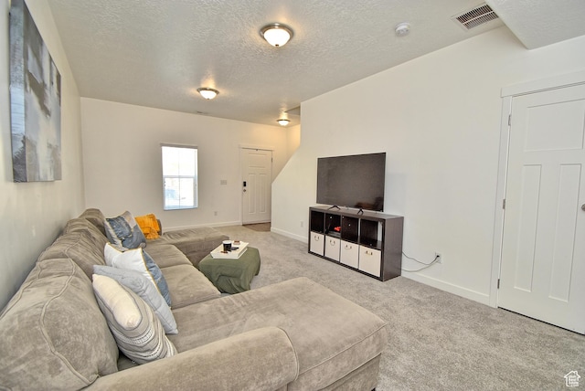 685 E 355 N, Vineyard, UT 84059 - carpeted living area with a textured ceiling and baseboards