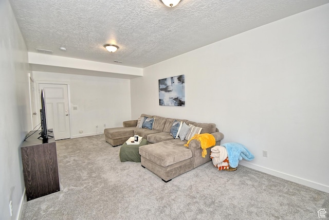 685 E 355 N, Vineyard, UT 84059 - living area with carpet floors and a textured ceiling