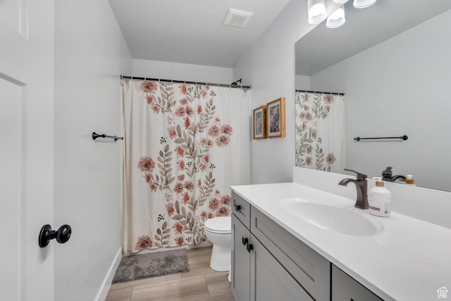 131 N Desert Sage Dr, Saratoga Springs, UT 84045 - full bath with vanity, wood finished floors, and a shower with curtain