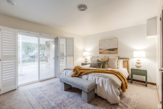 2722 E Eagle Way, Salt Lake City, UT 84108 - bedroom with access to exterior and carpet floors