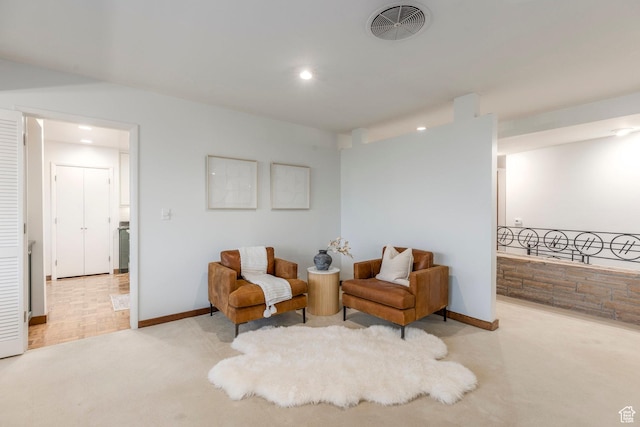 2722 E Eagle Way, Salt Lake City, UT 84108 - living area with carpet flooring and recessed lighting