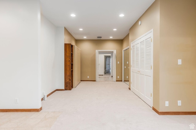 2722 E Eagle Way, Salt Lake City, UT 84108 - corridor featuring recessed lighting and light colored carpet