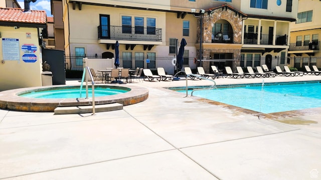 10925 N Marsala Dr, Highland, UT 84003 - community pool with a patio and a community hot tub