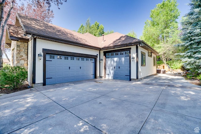 1307 N Dutch Highland Dr, Midway, UT 84049 - view of property exterior featuring concrete driveway and an attached garage
