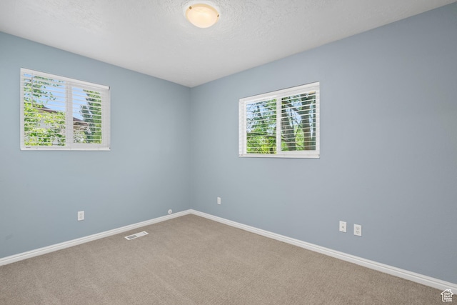 1410 S 50 W, Farmington, UT 84025 - unfurnished room featuring healthy amount of natural light, carpet flooring, and a textured ceiling