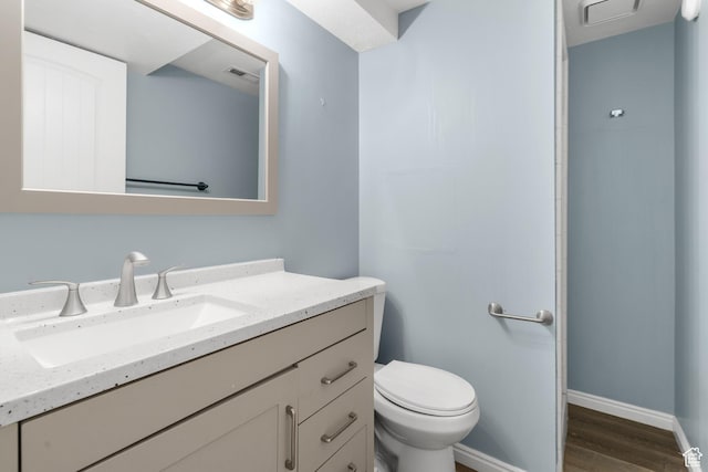 1410 S 50 W, Farmington, UT 84025 - bathroom with vanity and wood finished floors