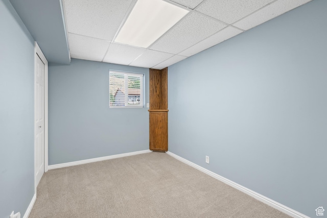 1410 S 50 W, Farmington, UT 84025 - spare room featuring a paneled ceiling and carpet flooring