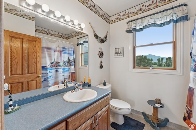 3136 W 2400th St S, Charleston, UT 84032 - full bath featuring vanity and a shower with curtain
