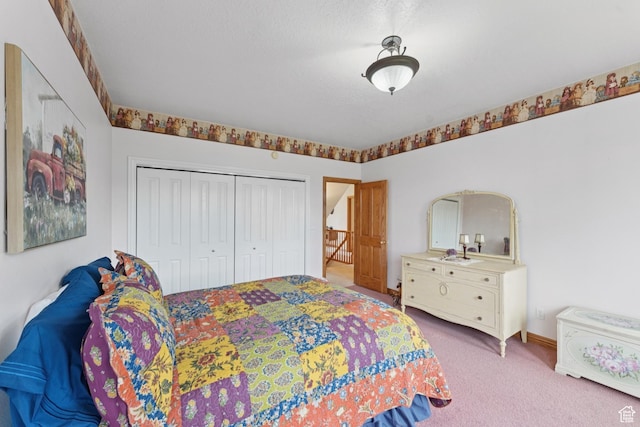 3136 W 2400th St S, Charleston, UT 84032 - bedroom with carpet and a closet