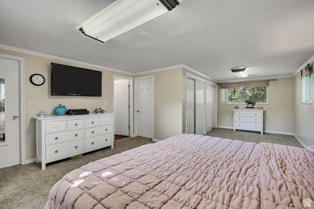 1261 E Sandra Cir, Murray, UT 84121 - carpeted bedroom featuring ornamental molding