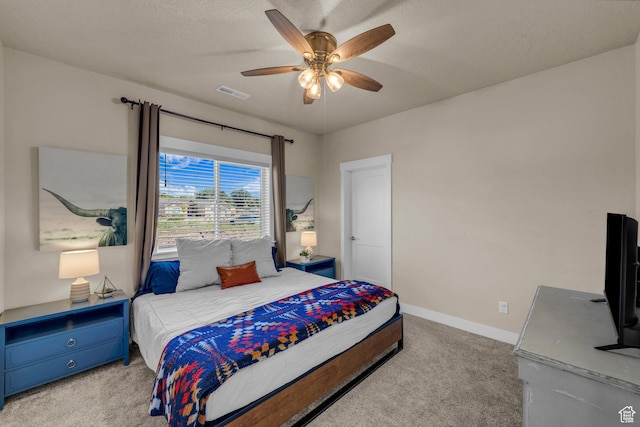 1468 S Sage Ct S Unit 13, Kanab, UT 84741 - bedroom featuring light carpet and ceiling fan