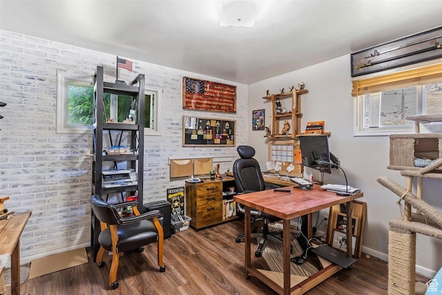 158 N 800 E, Brigham City, UT 84302 - home office featuring wood finished floors and baseboards
