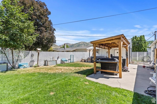 158 N 800 E, Brigham City, UT 84302 - fenced backyard with a patio area