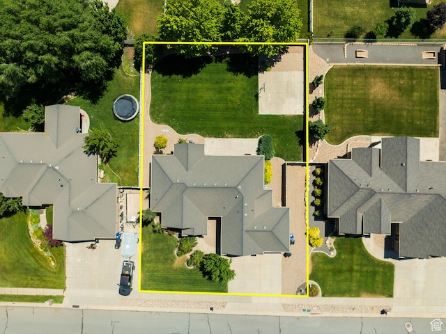 7496 S 1740 E, South Weber, UT 84405 - view of property location featuring property boundaries highlighted