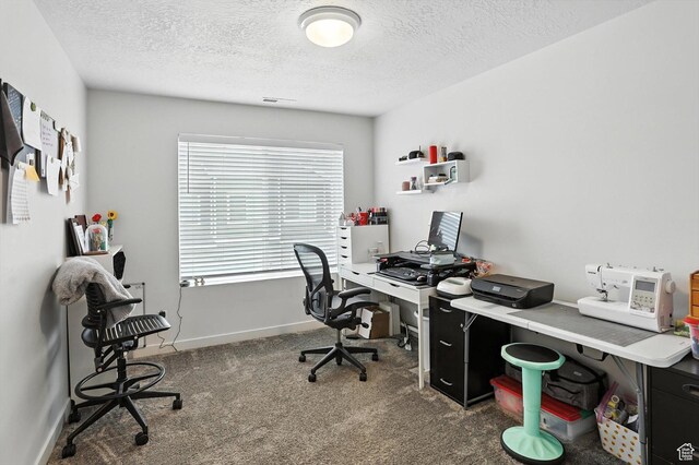 3724 W Soft Whisper Way, Herriman, UT 84096 - office space featuring carpet floors and a textured ceiling