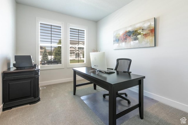 11709 S 2610 W, Riverton, UT 84065 - office area with baseboards and carpet flooring