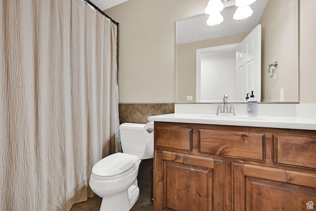 2779 E 3575 N, Layton, UT 84040 - bathroom featuring vanity, tile patterned flooring, and tile walls