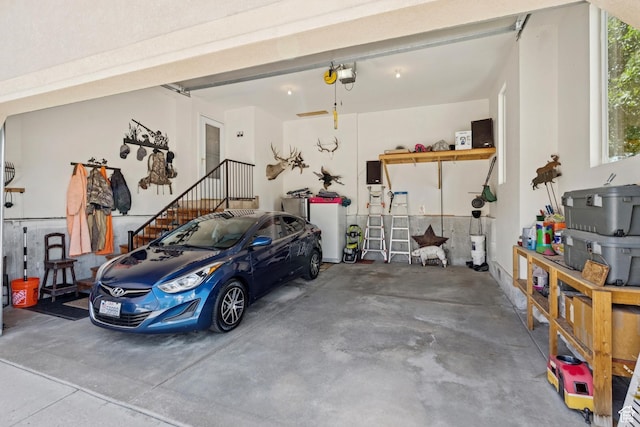 294 W Willow Ct Unit 12, Francis, UT 84036 - garage featuring a garage door opener