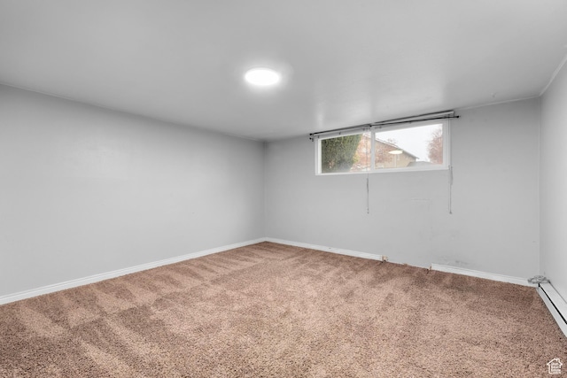 432 S 100 E, Provo, UT 84606 - carpeted empty room featuring baseboards and baseboard heating
