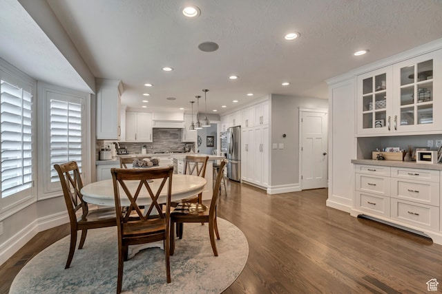 1885 E 10225 S, Sandy, UT 84092 - dining space with recessed lighting and dark wood-type flooring