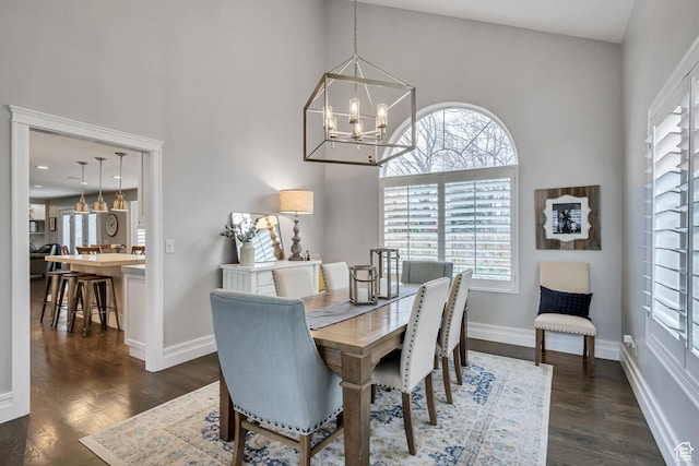 1885 E 10225 S, Sandy, UT 84092 - dining space featuring a towering ceiling and a chandelier