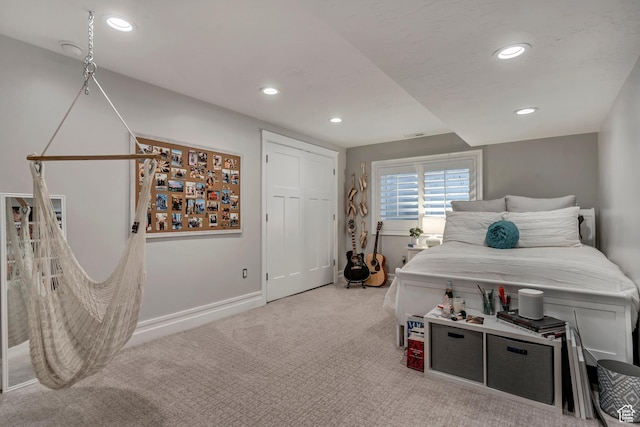 1885 E 10225 S, Sandy, UT 84092 - carpeted bedroom featuring recessed lighting
