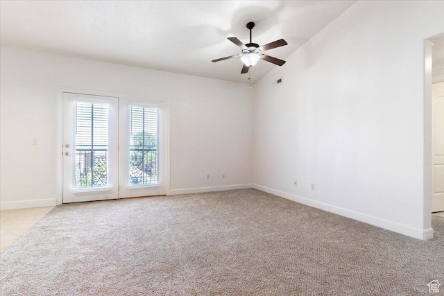 983 W 1055 N Unit 816, Orem, UT 84057 - unfurnished room featuring carpet floors, a ceiling fan, and lofted ceiling