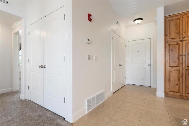 983 W 1055 N Unit 816, Orem, UT 84057 - hallway featuring ornamental molding and light tile patterned flooring