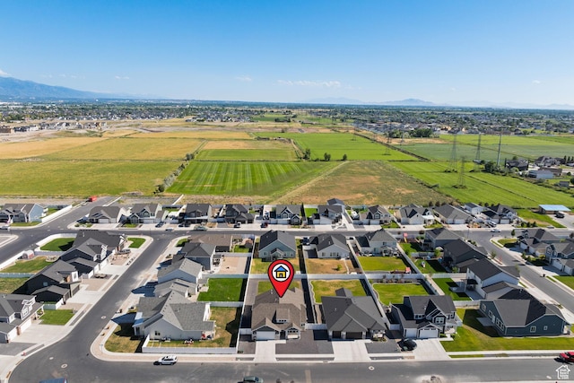 3105 W 3150 N, Plain City, UT 84404 - aerial view of residential area with a mountain backdrop