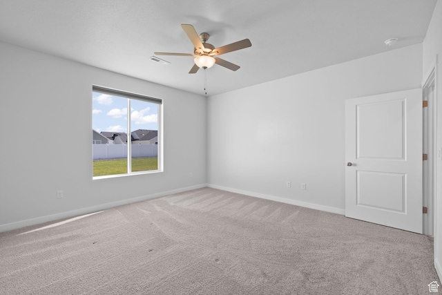 3105 W 3150 N, Plain City, UT 84404 - empty room with ceiling fan, carpet, and a smoke detector