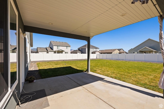 3105 W 3150 N, Plain City, UT 84404 - fenced backyard featuring a patio and a residential view