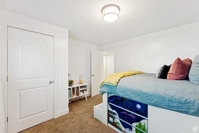 422 W 390 S, Spanish Fork, UT 84660 - bedroom featuring carpet floors and a textured ceiling