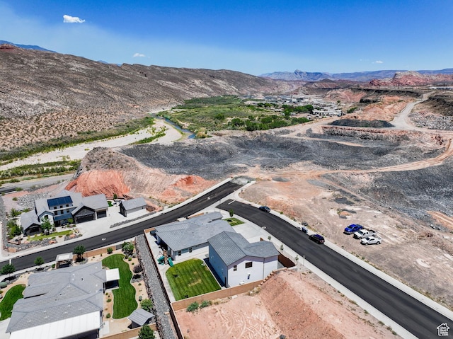 507 N 3650 W, Hurricane, UT 84737 - aerial overview of property's location featuring mountains