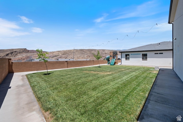 507 N 3650 W, Hurricane, UT 84737 - fenced backyard featuring a mountain view